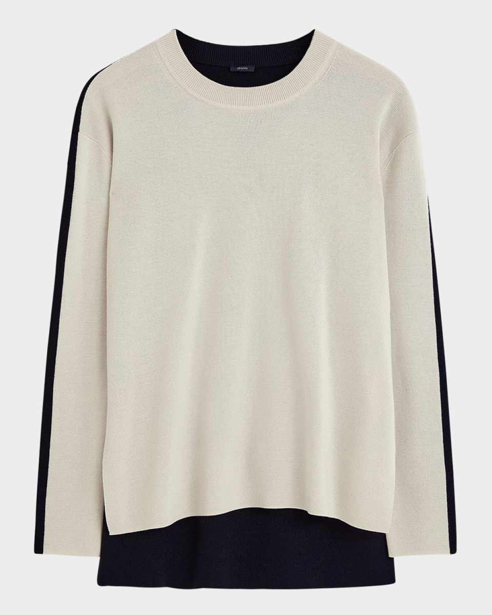 Bi-Color Crewneck Sweat